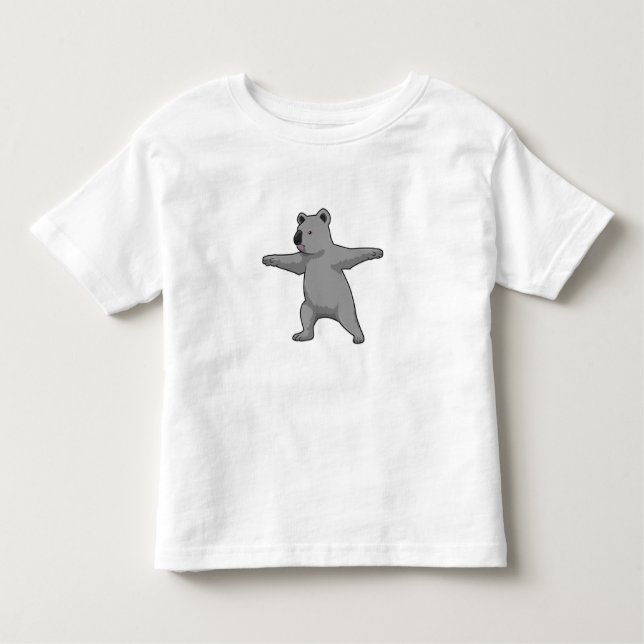 Koala bear at Yoga Fitness Kleinkind T-shirt (Vorderseite)
