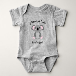 Koala Bear Baby Dusche Blue Boy Strampler