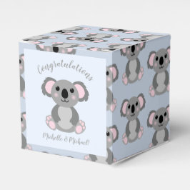 Koala Bear Baby Dusche Blue Geschenkschachtel