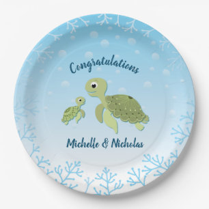 Koala Bear Baby Dusche Pink Girl Pappteller