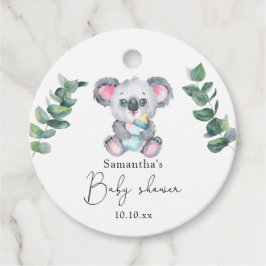 Koala Bear Babydusche Geschenkanhänger