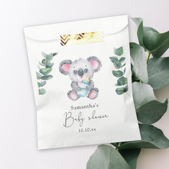 Koala Bear Babydusche Geschenktütchen (Von Creator hochgeladen)