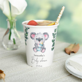 Koala Bear Babydusche Pappbecher