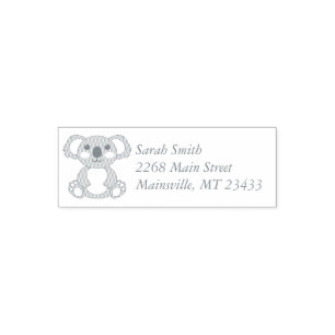 Koala Bear Babydusche Permastempel