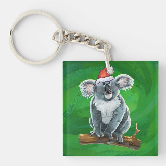 Koala Bear Christmas Schlüsselanhänger (Vorderseite)