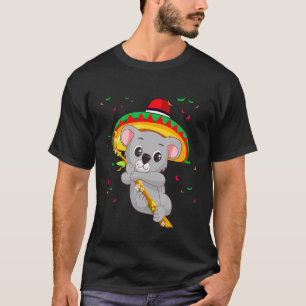 Koala Bear Cinco de Mayo 5. Mai Feier T-Shirt