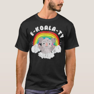 Koala Bear EKoalaTY Rainbow Pun LGBTQ Tshirt