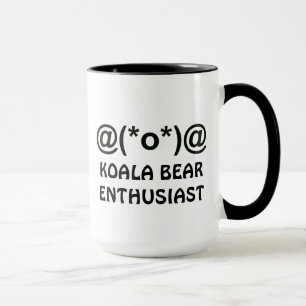 Koala Bear Enthusiast Ringer Tasse
