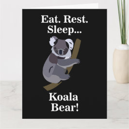 Koala Bear Funny Karte
