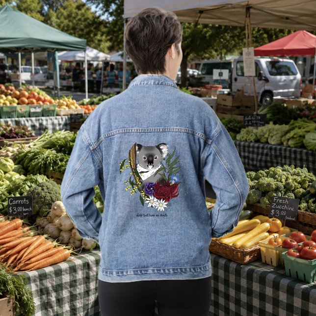 Koala Bear Green Jeansjacke (Von Creator hochgeladen)