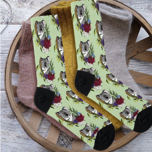 Koala Bear Green Socken