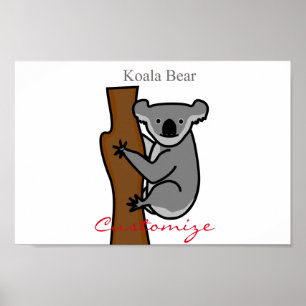 Koala Bear Kletterbaum Thunder_Cove Poster