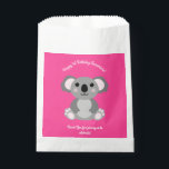 Koala Bear Niedlich Kid Birthday Party Geschenktütchen<br><div class="desc">Adorable kuschelige Koalabären mit rosa machen ein vollkommenes Geburtstagsthema,  für ein Mädchen,  einen Jungen oder ein Kind,  das diese niedlichen australischen Koalabären Lieben! Ideal für tierliebende Kinder! Auch perfekt für den ersten Geburtstag eines Babys!</div>
