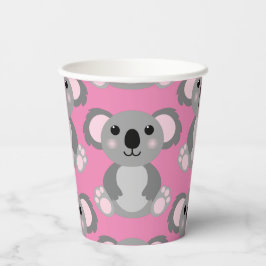 Koala Bear Niedlich Kid Birthday Party Paper Cups Pappbecher