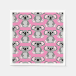 Koala Bear Niedlich Kid Birthday Party Serviette