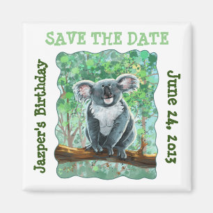 Koala Bear Party Center Magnet
