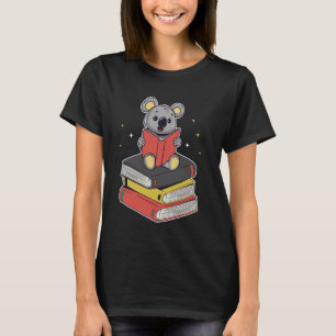 Koala Bear Reading Books Australia Koala 1 T-Shirt