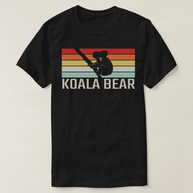 Koala Bear Retro 4 T-Shirt (Design vorne)