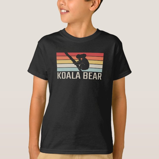 Koala Bear Retro T-Shirt (Vorderseite)