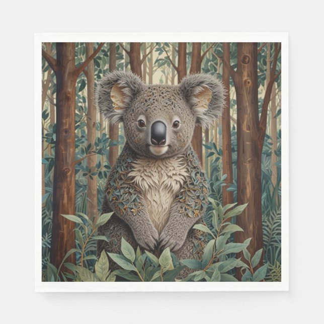 Koala Bear Serviette (Vorderseite)