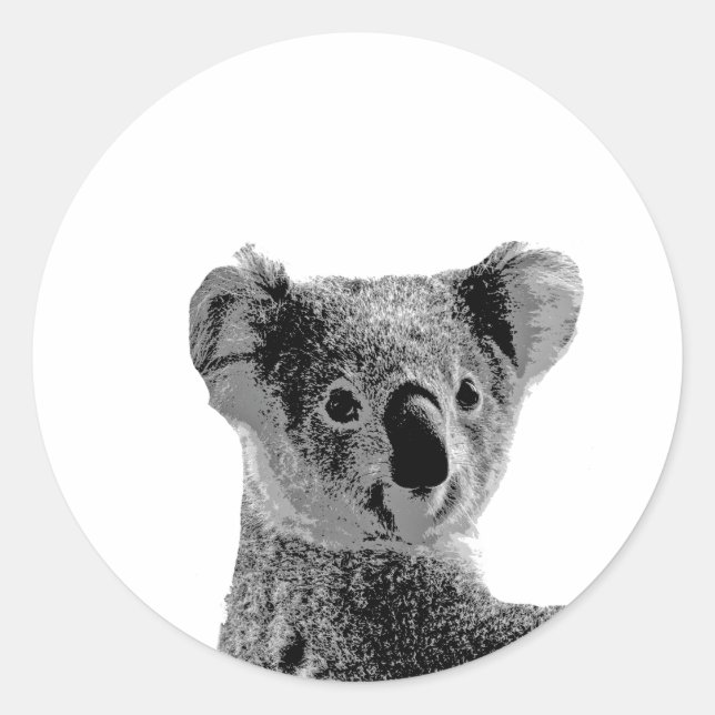 Koala Bear Stickers (Vorderseite)