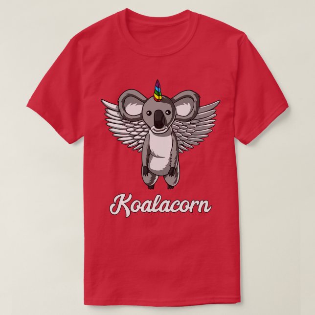 Koala Bear Unicorn Koalacorn T-Shirt (Design vorne)