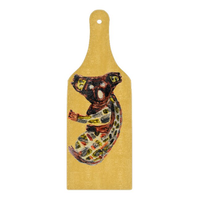 Koala Bear Wilde Tiere Schneidebrett (Vorderseite)