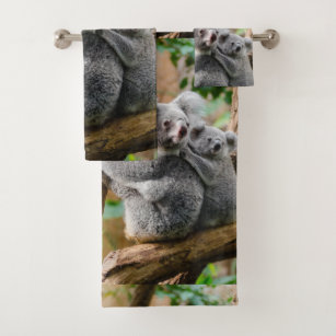 Koala Bears Badezimmer Handtuch Set