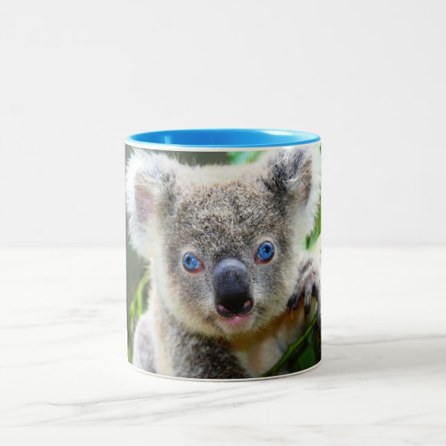 Koala Bears Zweifarbige Tasse (Mittel)