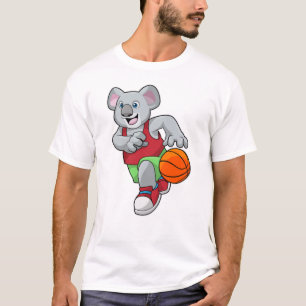Koala bei Basketball Sports T-Shirt