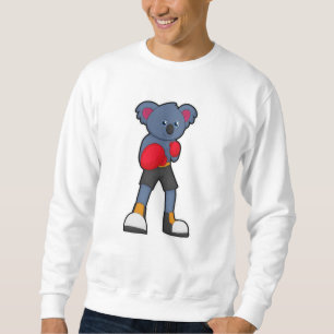 Koala beim Boxen mit Boxhandschuhen Sweatshirt
