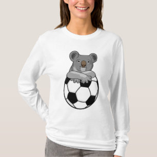 Koala beim Fußballsport T-Shirt