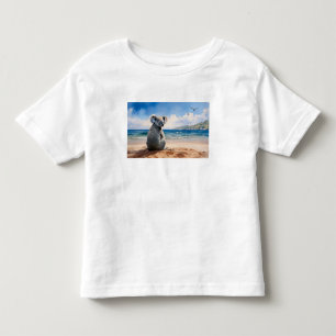 Koala beobachtet den Ozean Kleinkind T-shirt