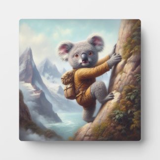 Koala Bergsteigen Fotoplatte