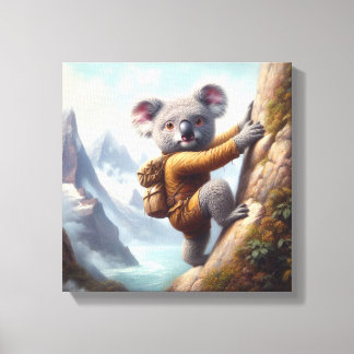 Koala Bergsteigen Leinwanddruck