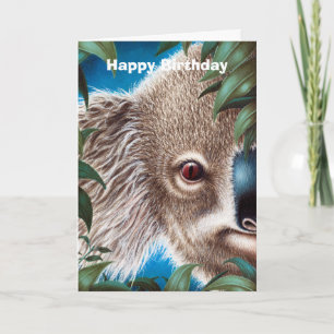Koala Birthday Card Karte
