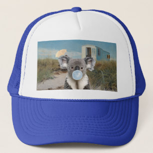 Koala Blowgum am Strand Truckerkappe