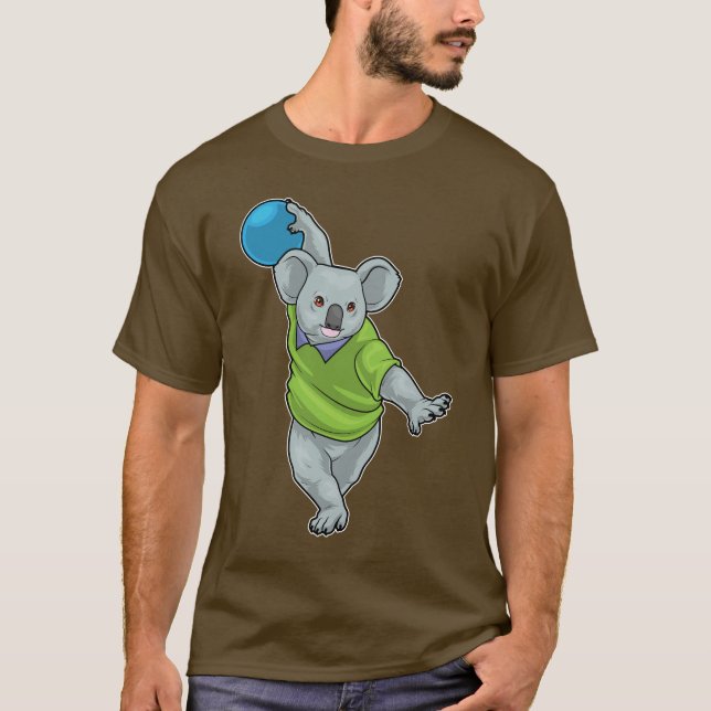 Koala Bowling Bowling T-Shirt (Vorderseite)