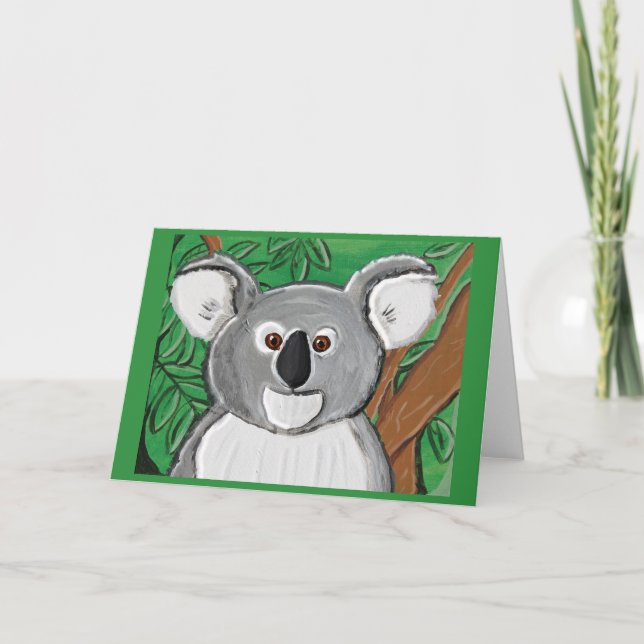 Koala by Joel Anderson Small Greeting card Karte (Vorderseite)