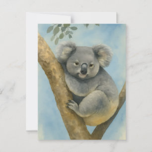 Koala Calm - Wasserfarbenwelt Postkarte