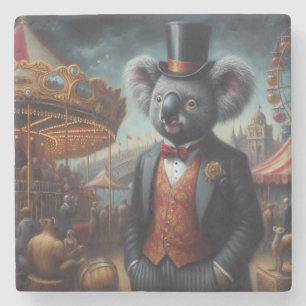 Koala Carnival Steinuntersetzer