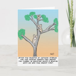 Koala Cartoon Karte