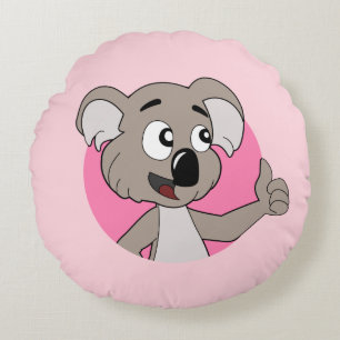 Koala Cartoon Rundkissen Rundes Kissen