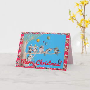 Koala Christmas Card Funny Merry Kinder Card Karte
