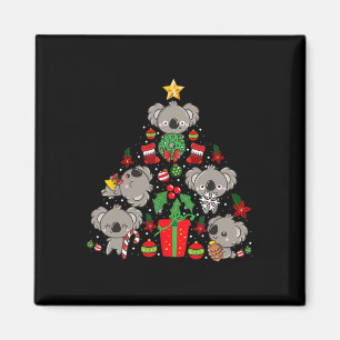 Koala Christmas Tree Niedlicher Bär Magnet
