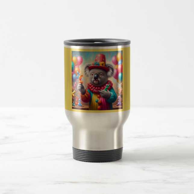 Koala Clown Reisebecher (Mittel)