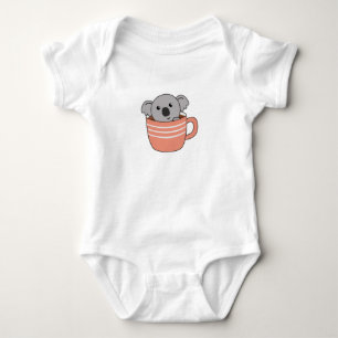Koala Coffee Coffee Cup Niedlicher Tiere Koalas Baby Strampler