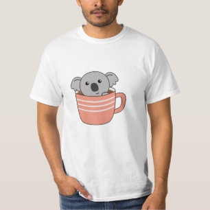 Koala Coffee Coffee Cup Niedlicher Tiere Koalas T-Shirt