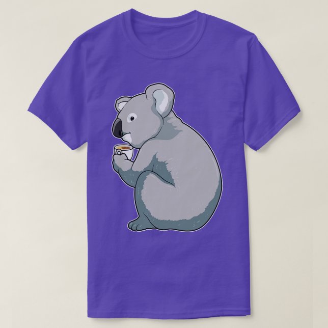 Koala Coffee Cup T-Shirt (Design vorne)