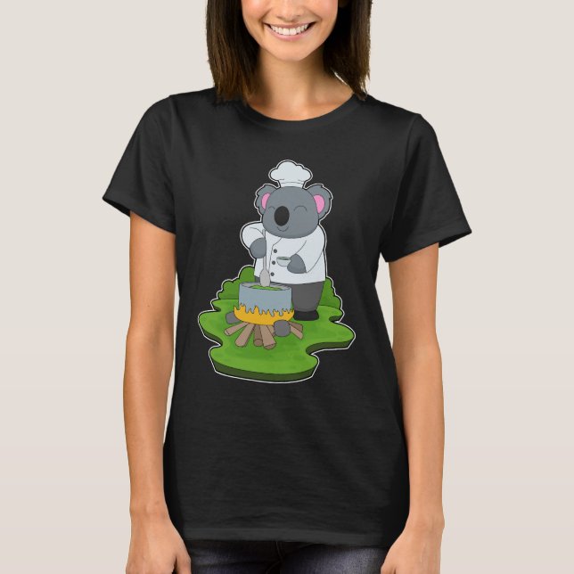 Koala Cook Cooking pot Cooking T-Shirt (Vorderseite)